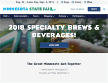 Tablet Screenshot of mnstatefair.org